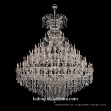 Lustre de cristal de luxo decorationl carrinho de bolo de casamento